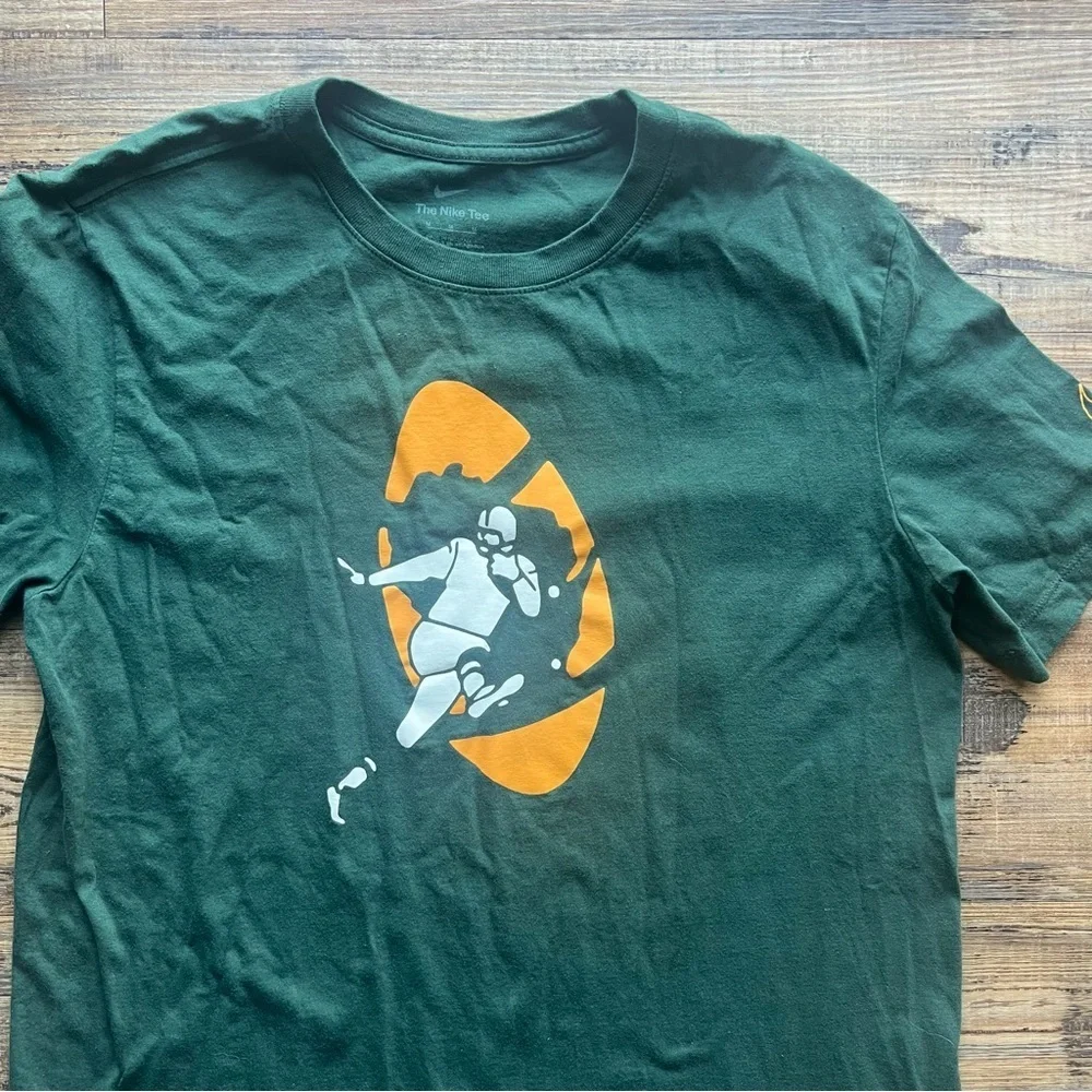 Nike Men’s Green 1960'S Green Bay Packers Logo Short Sleeve Tee Size Medium